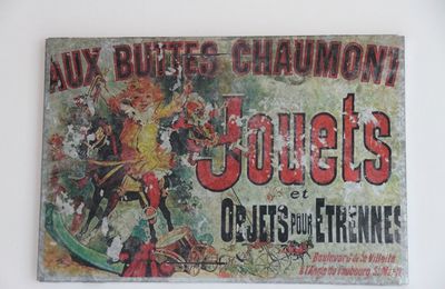 Tableau industriel, ancienne affiche publicitaire