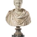 An Italian Marble Bust of A Roman Senator, 19th Century, The Shoulders Roman Imperial, Circa 2nd Century A.D.