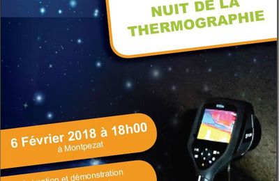 Nuit de la thermographie à Montpezat 6 février 2018