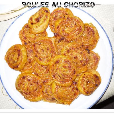 Roulés feuilletés au chorizo