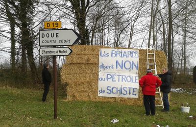 les Briards disent non au pétrole de schiste!