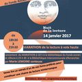 Nuit de la lecture - samedi 14 janvier 2017. Le marathon de la lecture à Avranches