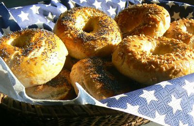 Bagels à la machine à pain