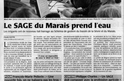 Le SAGE - Courrier de l'Ouest 2 février 2011