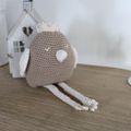 Un oiseau au crochet pour une déco toute douce ...