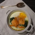 OEUF Cocotte Saumon Epinard