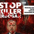 • Protest Erdogan in New York •