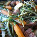 Mijoté de veau et de légumes au vin blanc