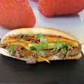  Banh Mi au bœuf à la citronnelle, Banh Mi thit bo nuong sà. 