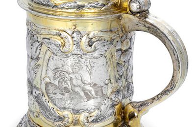 A large silvergilt Baroque tankard, Danzig (Gdansk), late 17th century