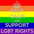 Keep Calm and Support LGBT Rights