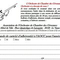 Orchestre de Chambre des Cévennes 2012
