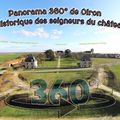 Panorama 360° de Oiron et Historique des seigneurs du château