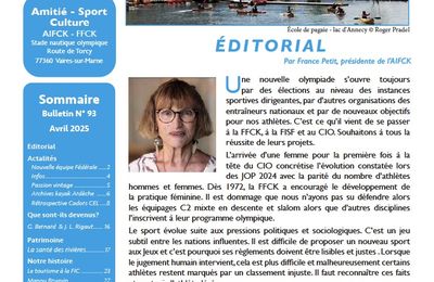 Bulletin AIFCK N° 93 avril 2025
