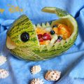 Sculptures de fruits et légumes