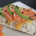 Tartine croustillante n°3 : comme un air de california roll