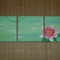 tableau de triple tique lotus 