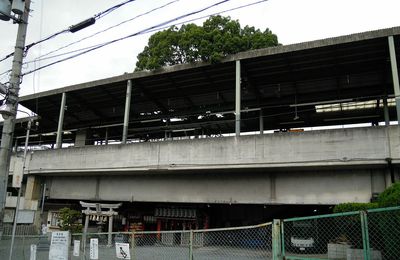 Kayashima, la gare avec un arbre au milieu