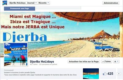 une page facebook pour soutenir le tourisme a djerba notre île des rêves merci de nous rejoindre sur cette page 