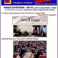 SUR RCB ÉMISSION "PASEO Y TOROS"