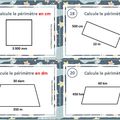 atelier de mesures - les périmètres - CM1