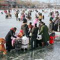 Patinoire - Pékin, lac Houhai