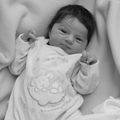 Photos de la maternité (noir et blanc)