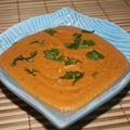 Soupe de lentilles corail curry-coco