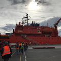 Images du départ de l'Aurora Australis de Hobart