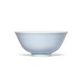A clair-de-lune-glazed bowl, Yongzheng six-character mark and of the period (1723-1735)