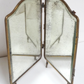 Vintage ... MIROIR de BARBIER très ancien * 2 volets 