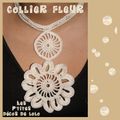 Tuto : collier fleur au crochet