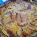 Clafoutis aux pêches blanches