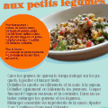 Salade de quinoa aux petites légumes, v