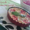 petite quiche aux tomates cerise