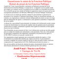 9 mai grève de la Fonction Publique Tous et Toutes en lutte et dans l'action !