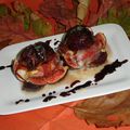 figues au fromage caribout et prosciutto italien