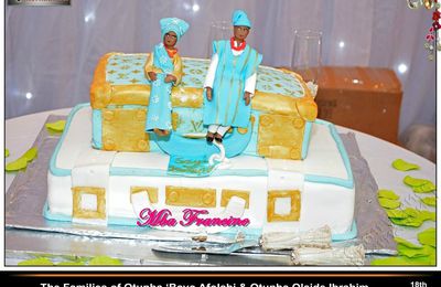  Gâteau de mariage Louis Vuitton/Oluseyi & Dolapo Nigerian Traditional wedding cake