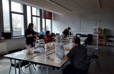 Retour d'atelier : samedi 08/04/2023, Couture avec Lucile