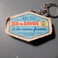 Un porte-clés Six de Savoie amusant et original ! Un cadeau publicitaire vintage...