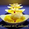 Blogue moi ta recette # 21 : Coquilles St jacques, mangue et gingembre , selon Mamina 