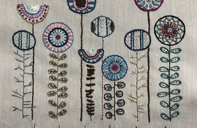 Broderie terminée !