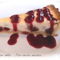 TARTE FROMAGE BLANC ET SES RAISINS-CRANBERRIES