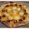 Pizza merguez