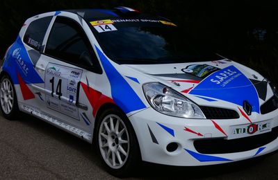  st galmier   36em  rally Baldomérien 42 2018  N°14   8em clio