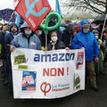 Manifestation contre l'implantation d'une plateforme d'Amazon à Morlaàs-Berlanne