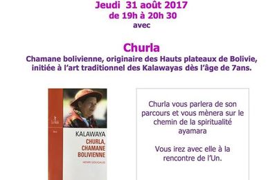 19} Conférence menée par Churla " A la rencontre de l'Un" le 31 août 2017 à Paris