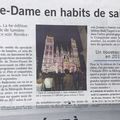 Comme chaque été, la cathédrale de Rouen revêt le bel habit de l'histoire normande