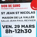 Don de sang le 29 mars à Pont-du-Fossé