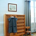 Armoire vestiaire en chêne et rotin, années 60